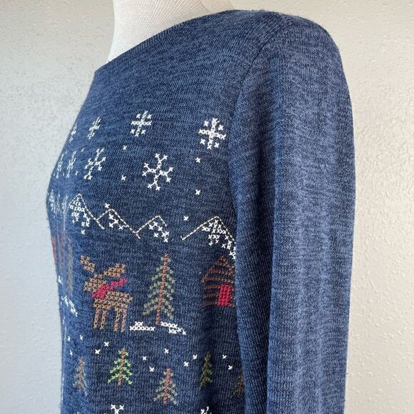 Christopher & Banks Holiday Sweater Size Petite XL EUC - Picture 4 of 8